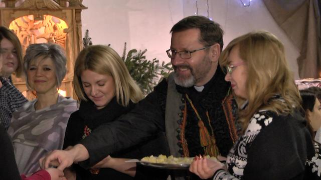 Блаженніший Святослав зустрів Святвечір з родинами загиблих солдатів