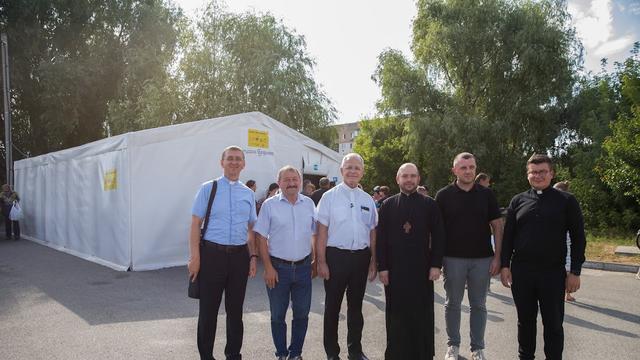 Президент благодійної організації «CNEWA» монсеньйор Пітер Вакарі здійснив візит до Києва