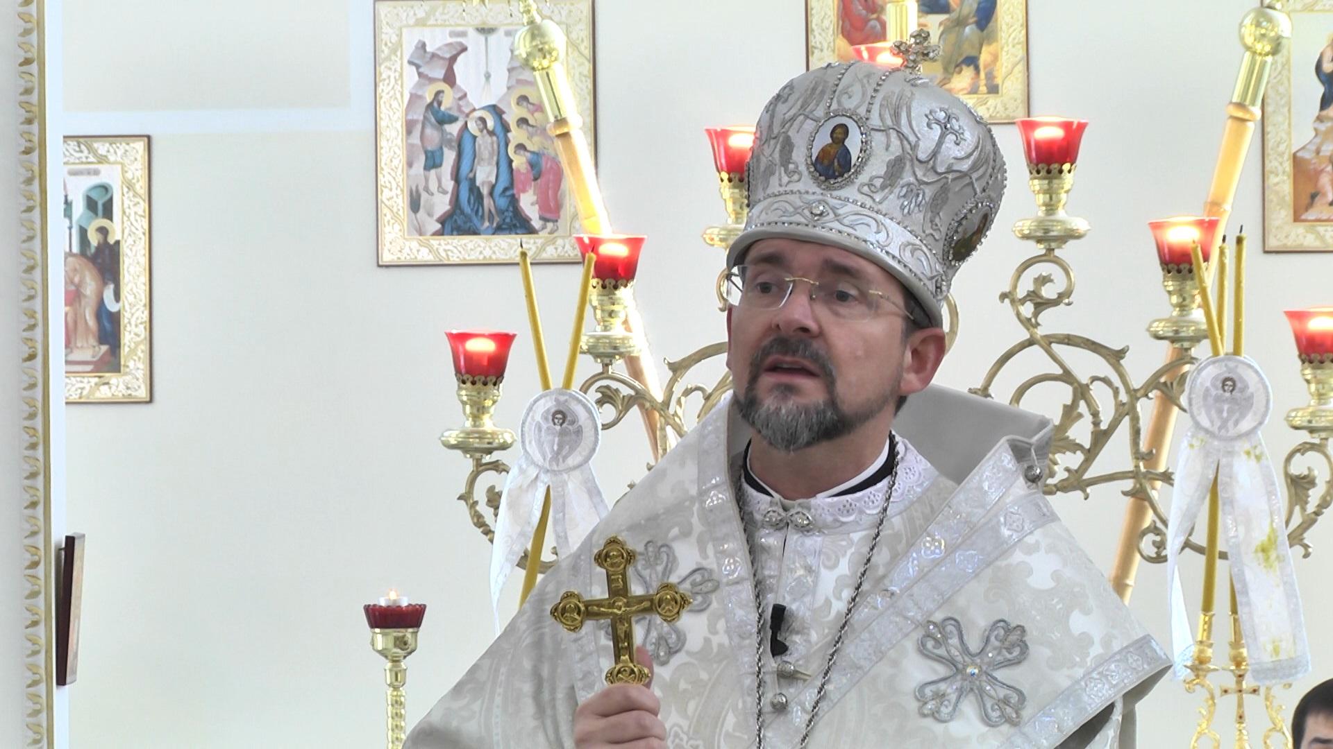 Проповідь владики Богдана (Дзюраха) в Соборі Вишгородської Богородиці 